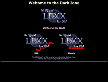 Tablet Screenshot of lexxfanclub.org